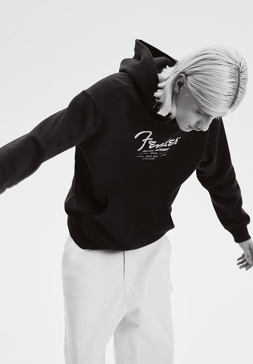 H&M - Loose fit hoodie - black,multi