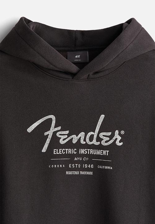 H&M - Loose fit hoodie - black,multi