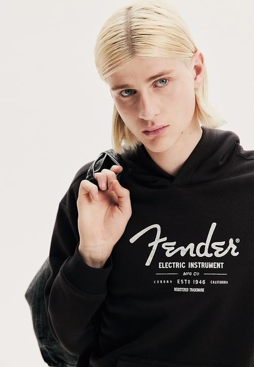 H&M - Loose fit hoodie - black,multi