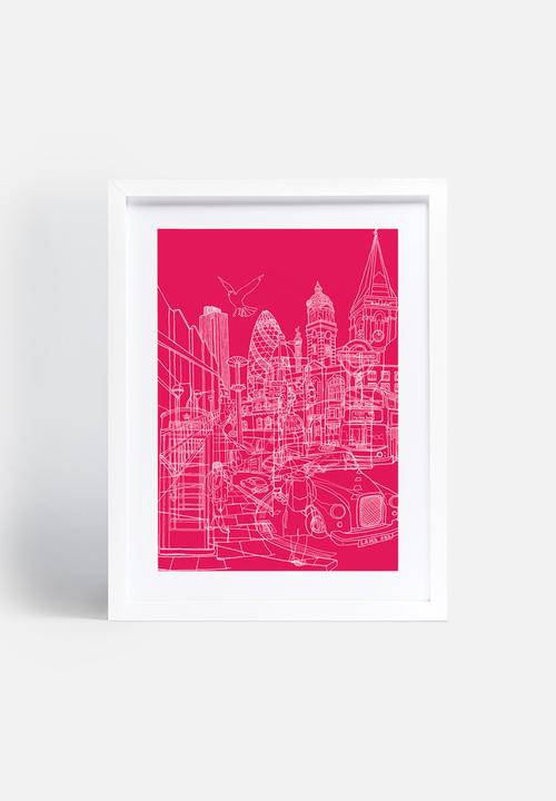 David Bushell - London! hot pink