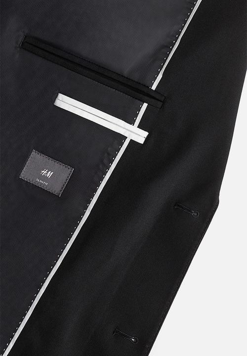 H&M - Slim fit jacket - black