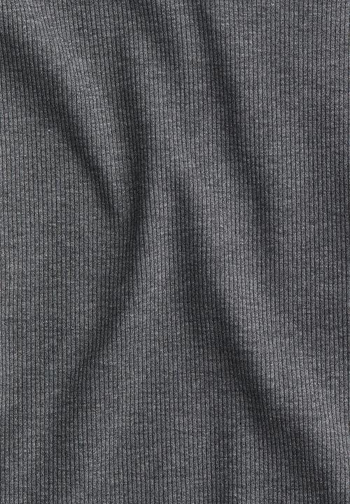 H&M - Ribbed thong body - dark grey marl