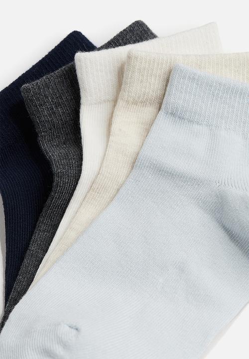 H&M - 5 Pack ankle socks - multi