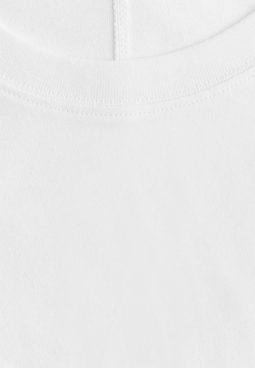 H&M - Long-sleeved cotton top - white