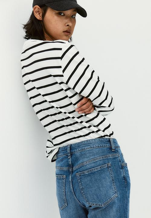 H&M - Slim high jeans - denim blue 