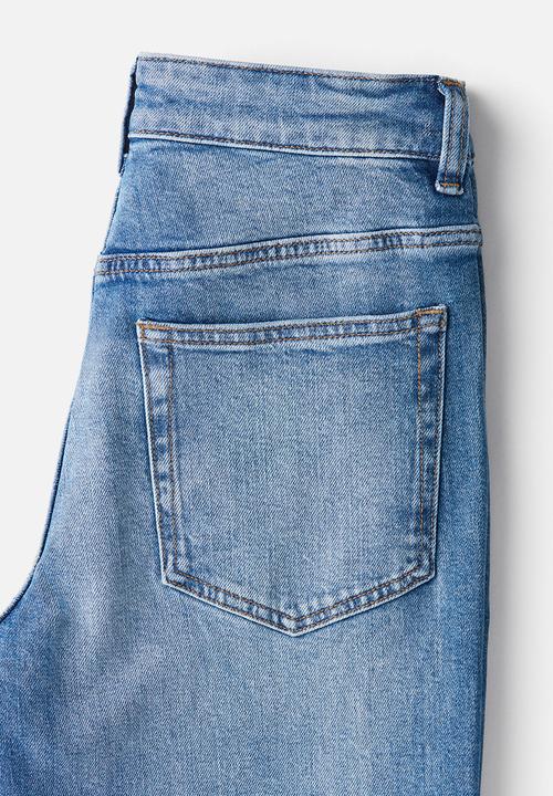 H&M - Slim high jeans - denim blue 