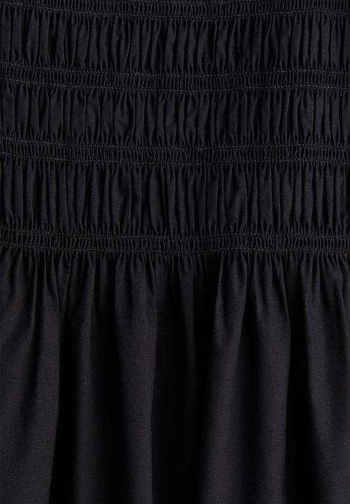 H&M - Smock-topped dress - black