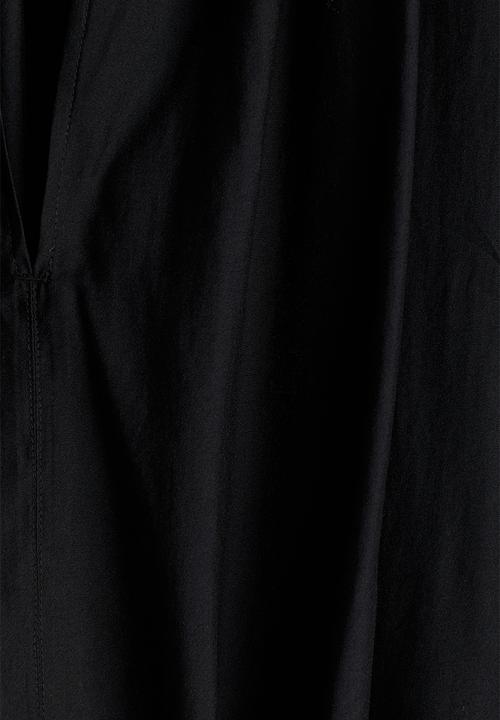 H&M - Balloon-sleeved blouse - black