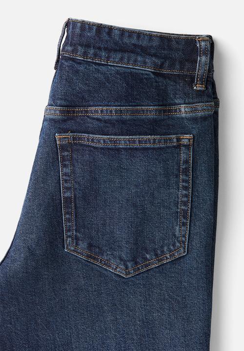 H&M - Slim high jeans - dark denim blue