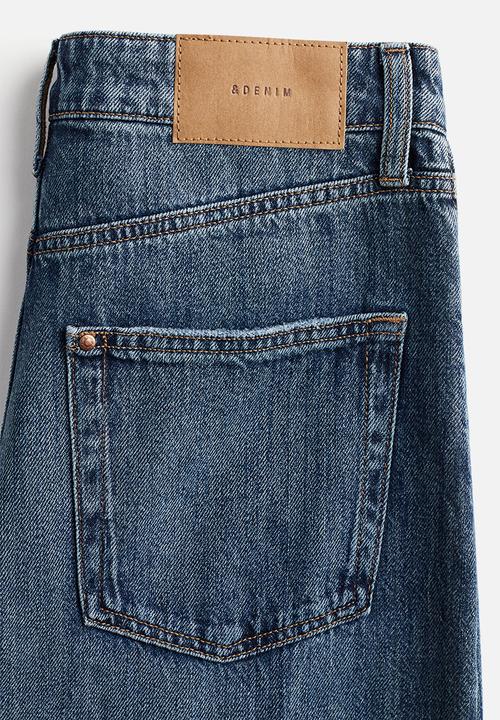 H&M - Barrel high jeans - denim blue