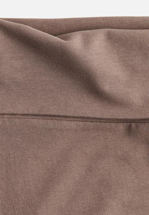 H&M - Flared jersey trousers - mole