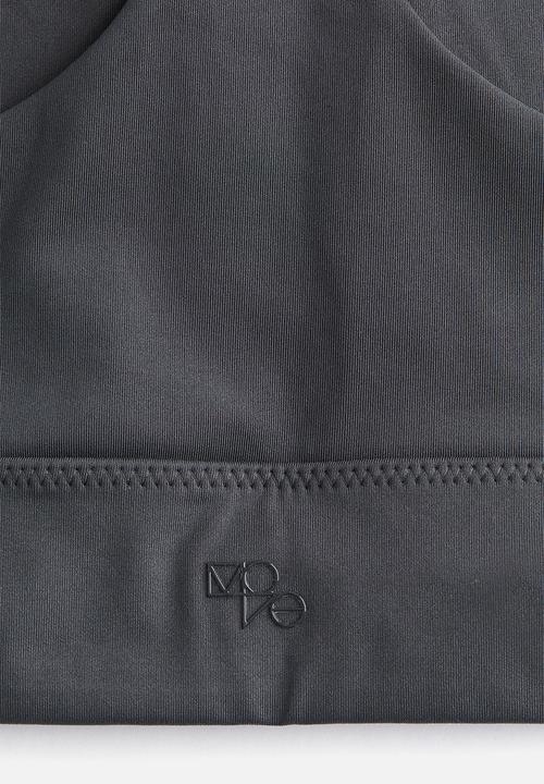 H&M - Medium support sports bra in drymove™ - dark grey