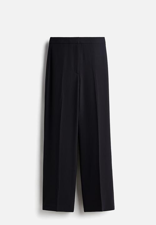 H&M - Wide trousers - navy blue