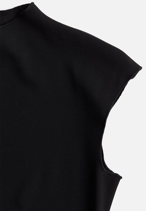 H&M - Jersey bodycon mini dress - black