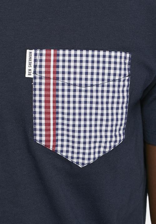 Ben Sherman - Gingham pocket tee