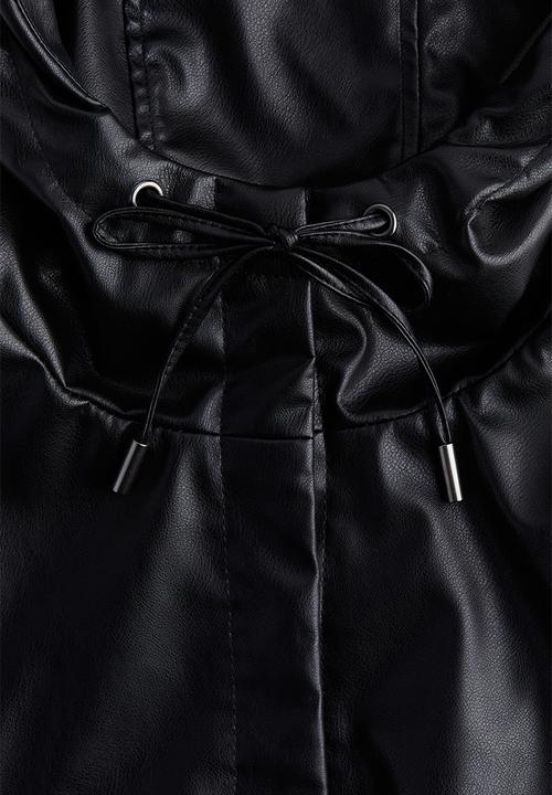 H&M - Coated anorak - black
