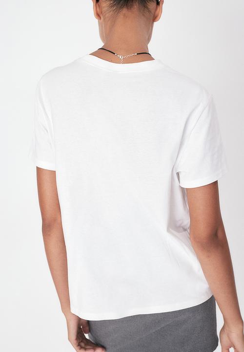 H&M - Printed T-shirt - white slipknot
