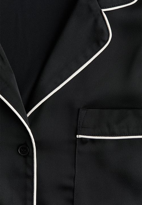 H&M - Satin pyjamas - black