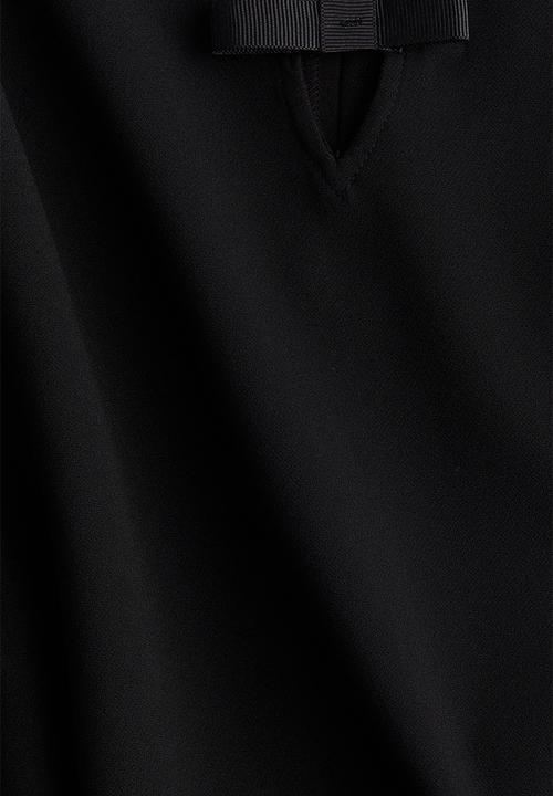 H&M - Bow-detail dress - black