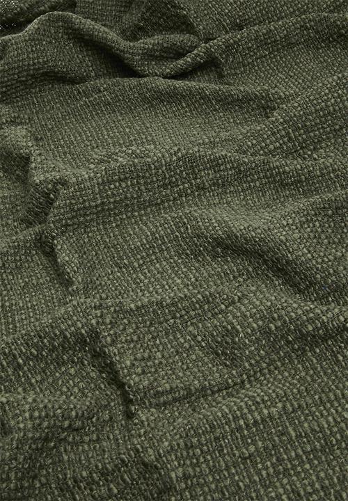 H&S - Plaid cotton slub - Olive