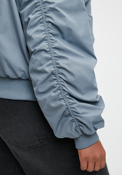 Cotton On - Plus Toby Bomber Jacket - Slate Blue