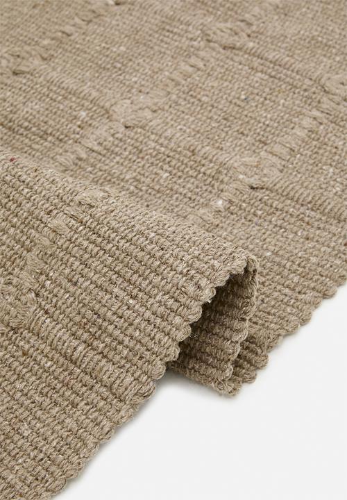 H&S - Recycled cotton mat 5 - Natural