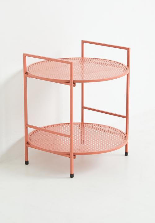 H&S - Patio tray table - rust