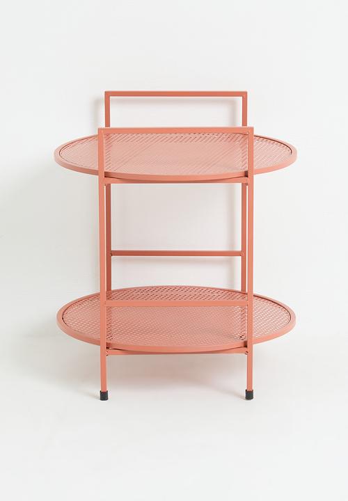 H&S - Patio tray table - rust