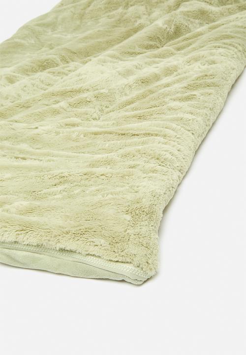 H&S - Fleece croc sleeping bag - green