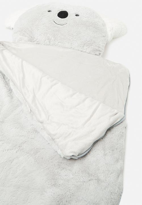 H&S - Fleece koala sleeping bag - grey