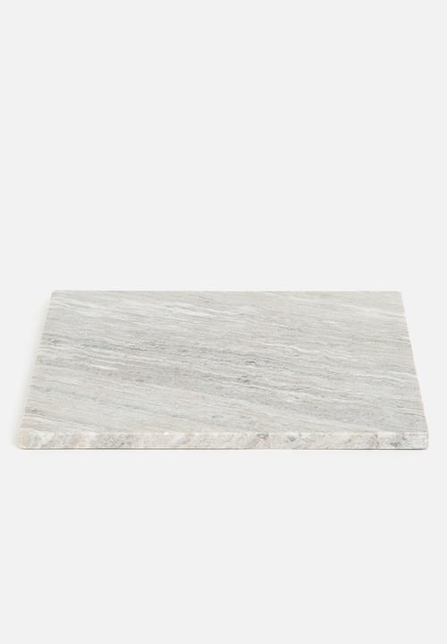 Excellent Houseware - Square marble cheese board - grey
