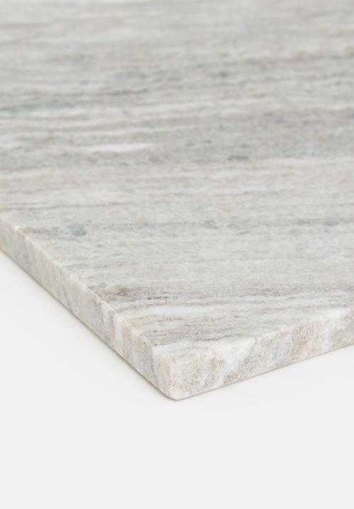 Excellent Houseware - Square marble cheese board - grey