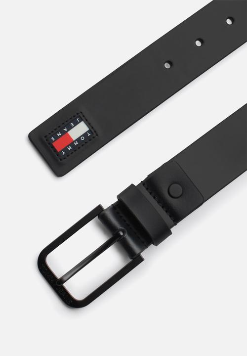 Tommy Hilfiger - Tjm Adj. Leather 3.5 - Black