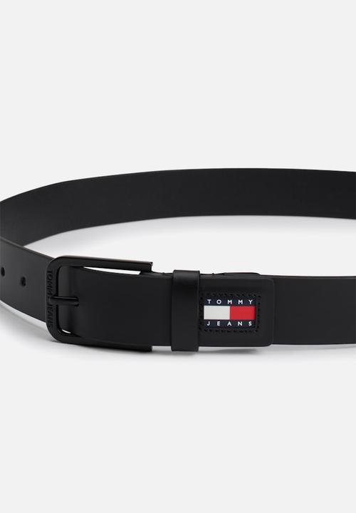 Tommy Hilfiger - Tjm Adj. Leather 3.5 - Black