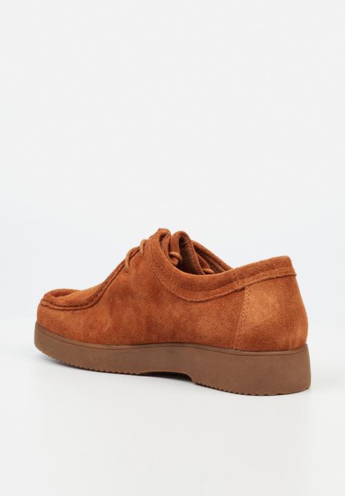 Butterfly Feet - Blaine 1 suede lace-up - tan