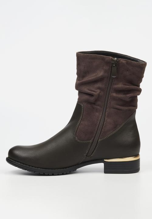 Miss Black - Hadar 12 boot - charcoal