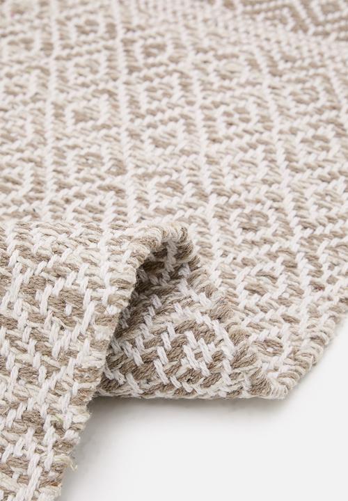 H&S - Recycled cotton mat 2 - Natural