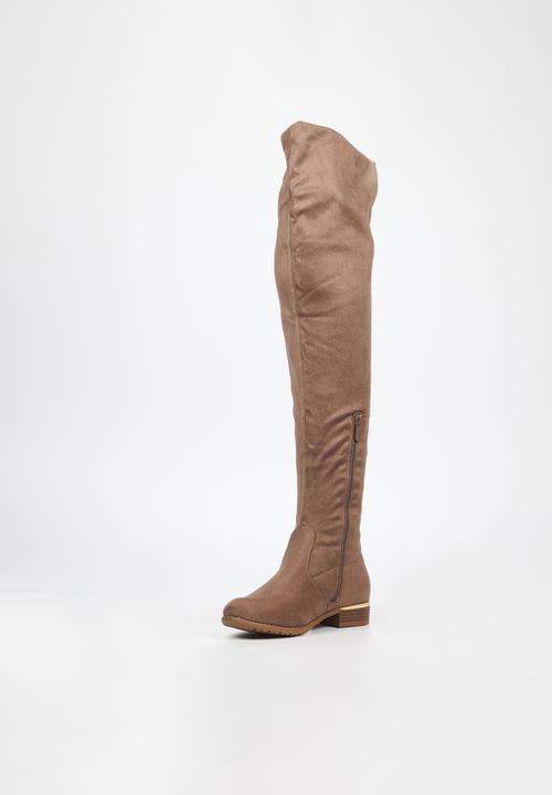 Miss Black - Hadar 18 boot - taupe