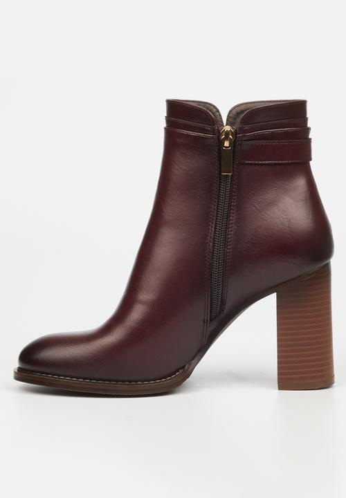 Miss Black - Julia 1 boot - burgundy