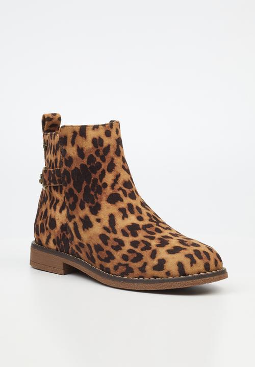 Butterfly Feet - Celeste 5 Ankle - Leopard