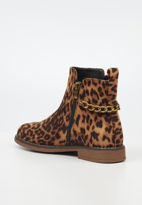 Butterfly Feet - Celeste 5 Ankle - Leopard