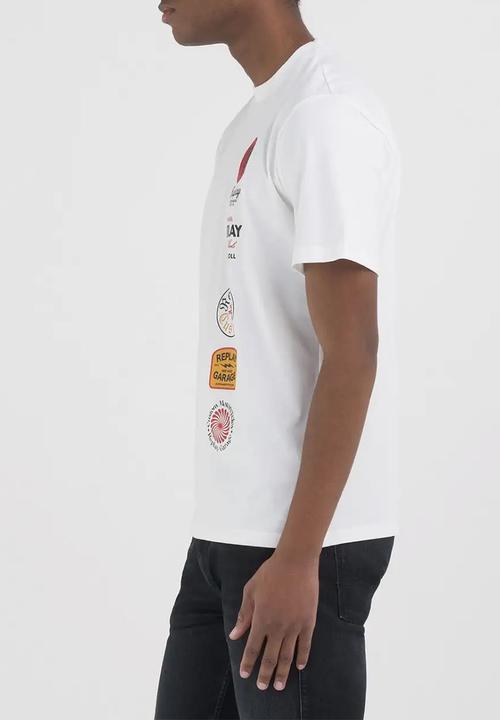 Replay - T-shirt - Natural White