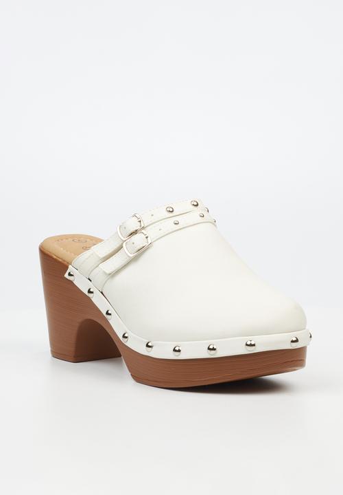 Butterfly Feet - Inga 1 Clog - White