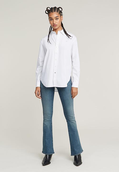 G-STAR - Bf shirt l\s wmn - White