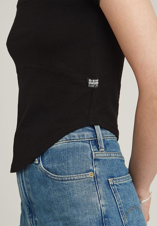 G-STAR - Corset slim r t wmn - DK Black
