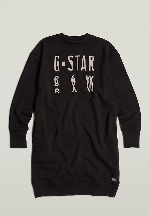 G-STAR - Chroma Gr Sw Dress L\S Wmn - Dk Black