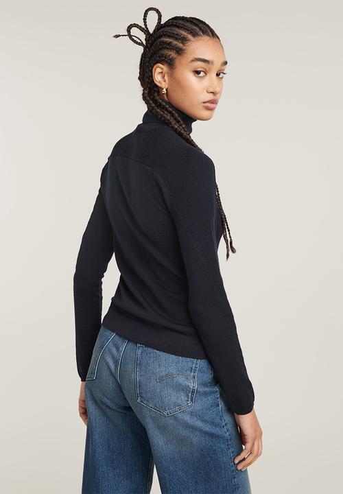 G-STAR - Core slim turtle knit wmn - Blue