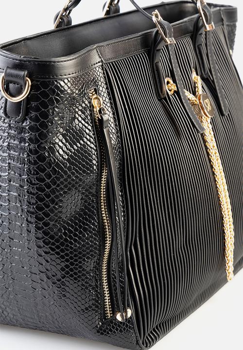SISSY BOY - Flavour story top handle bag - black