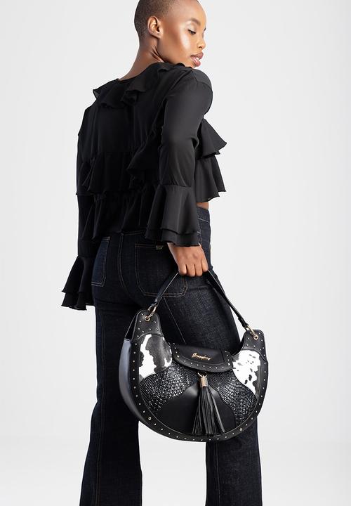 SISSY BOY - Animal story handbag - black