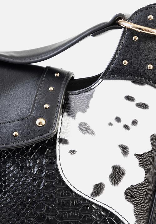 SISSY BOY - Animal story handbag - black